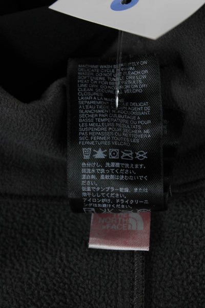The North Face Mens Black Polyester Zip Vest Size L
