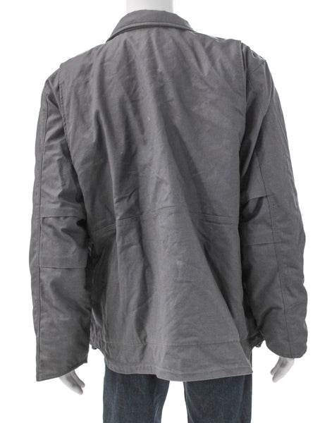 Carhartt Mens Gray Zip Jacket Size 2XL