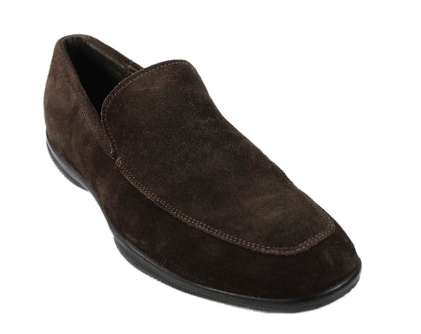 Banana Republic Mens Suede Slide On Casual Loafers Brown Size 9.5 Medium