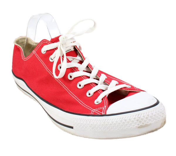 Converse Mens All Star Chuck Taylor Low Top Sneakers Red Size 14