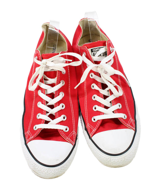 Converse Mens All Star Chuck Taylor Low Top Sneakers Red Size 14