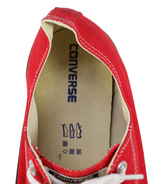 Converse Mens All Star Chuck Taylor Low Top Sneakers Red Size 14