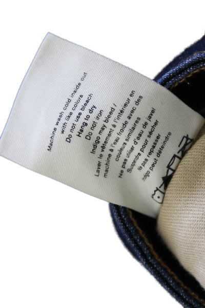 Rag & Bone Women Skinny High Rise Jeans Blue Modal Size 29