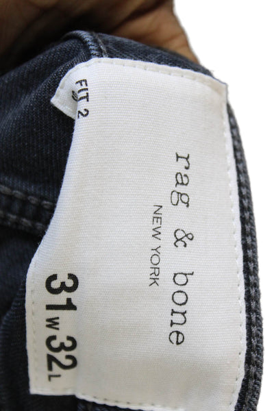 Rag & Bone Mens Straight Gray Cotton Jeans Size 31