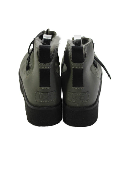 Ugg Womens Ultra Matte Rising Toggle Ankle Boots Seaweed Green Size 10