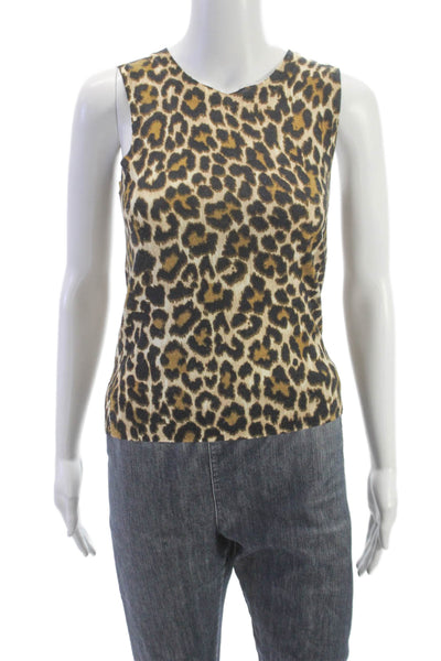 J Crew Womens Twinset Wool Beige Button Round Neck Long Sleeve Size XS
