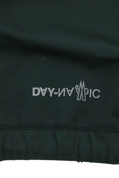 Moncler Mens Quilted Nylon Jacket Green Zip Size S