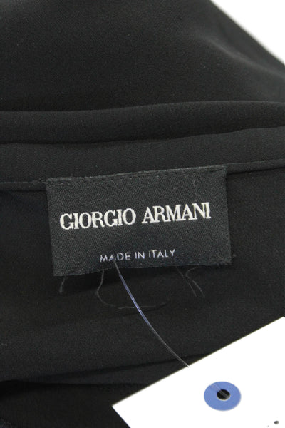 Giorgio Armani Women A-Line Long Viscose Gray Skirt Zip Size 48