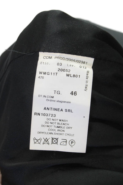 Armani Collezioni Women Jacket Brown Button Long Sleeve Viscose Rayon Size 10