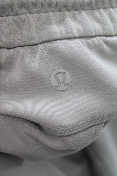 Lululemon Womens Sweatpants Gray Drawstring Recycled Polyester Inseam 32 Size 2