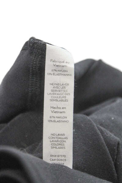 Alo Womens Biker Shorts Gray Nylon Solid Size XS