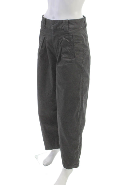 Citizens of Humanity Womens Cropped Gray Cotton Pants Size 25