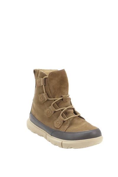 Sorel Mens Suede Lace Up Waterproof Ankle Boots Brown Size 10.5