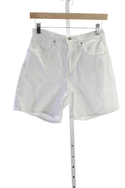 Joes Jeans Womens Shortall White Cotton Size 25