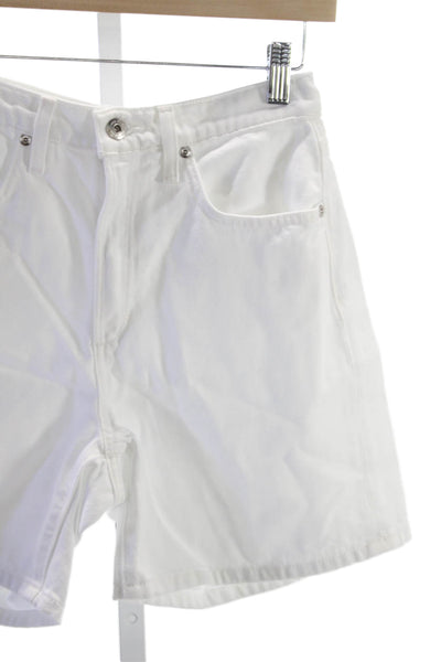 Joes Jeans Womens Shortall White Cotton Size 25