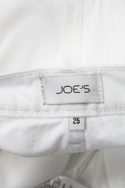Joes Jeans Womens Shortall White Cotton Size 25