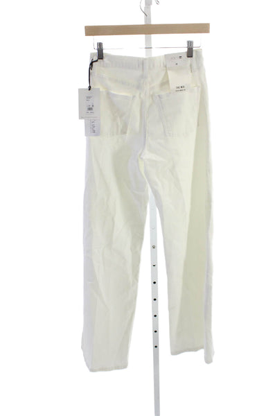 Joes Jeans Women Wide Leg White Cotton Jeans Petite Size 26