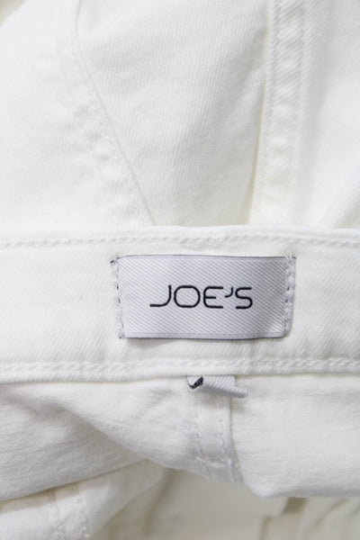 Joes Jeans Women Wide Leg White Cotton Jeans Petite Size 26