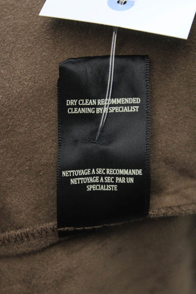 Blank NYC Womens Basic Western Button Long Sleeve Brown Jacket Size XS