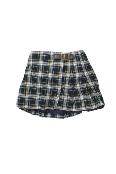 Polo Ralph Lauren Childrens Girls Plaid Skort Multi Colored Cotton Size 6
