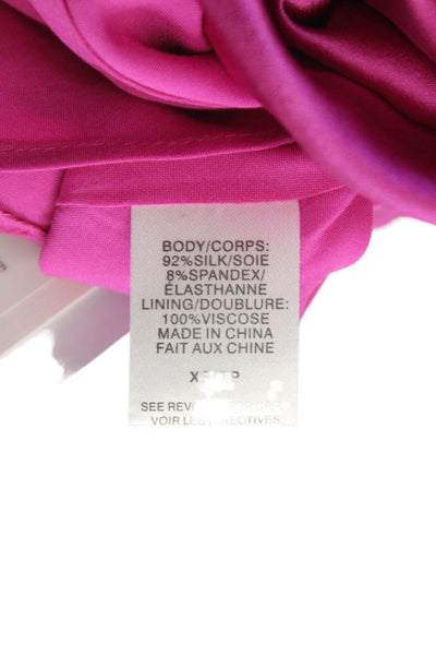 Cami NYC Womens Pink Silk Cowl Neck Tank Sleeveless Size XS