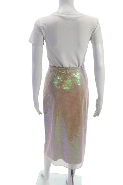 Cami NYC Womens Straight Pencil Skirt Multicolor Knee Length Polyester Size 00