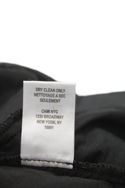 Cami NYC Womens Black Floral Mini Skirt Zip Polyester Size 0