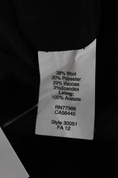J Crew Women Sheath Dress Gray Wool Sleeveless Zip Round Neck Size 4