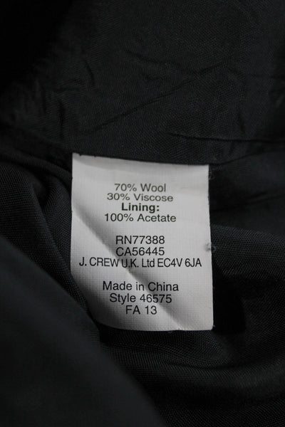 J Crew Womens Gray Pencil Skirt Wool Blend Knee Length Size 8