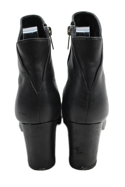 Marc Fisher LTD. Womens Leather Pointed Toe Ankle Boots Black Size 7M