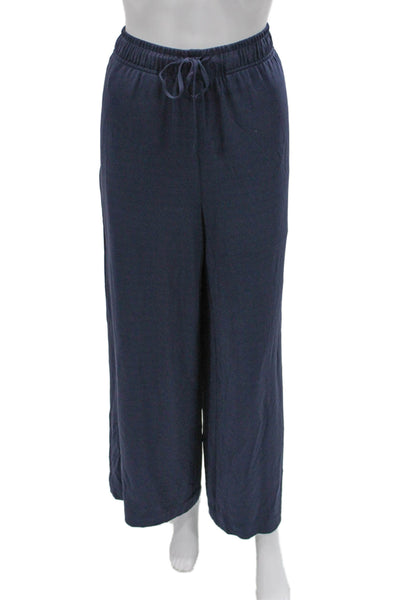 Polo Ralph Lauren Women Sweatpants Blue Viscose Drawstring Petite Size S