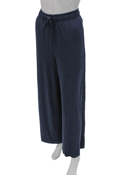 Polo Ralph Lauren Women Sweatpants Blue Viscose Drawstring Petite Size S