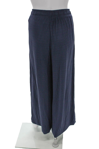 Polo Ralph Lauren Women Sweatpants Blue Viscose Drawstring Petite Size S