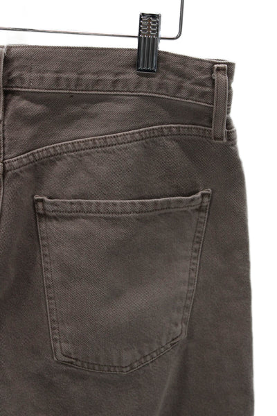 Agolde Womens Straight High Rise Brown 100% Cotton Jeans Size 28
