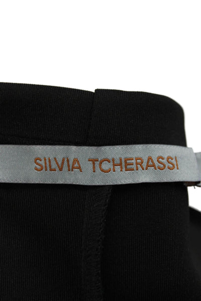 Silvia Tcherassi Womens Pencil Skirt Gray Knee Length Pull On Size S