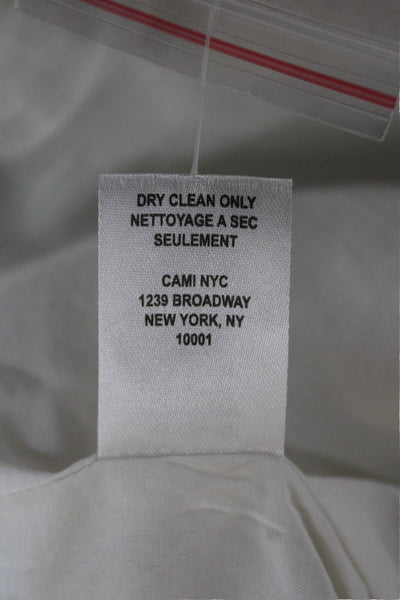 Cami NYC Women Basic Jacket Ivory Button Closure Size 2XS Petite