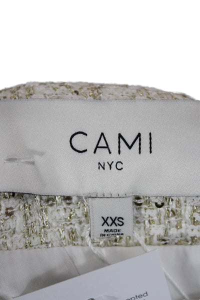 Cami NYC Women Basic Jacket Ivory Button Closure Size 2XS Petite