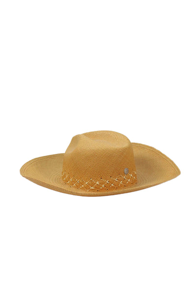 Freya Womens Woven Wide Brim Summer Hat Brown Size S/M
