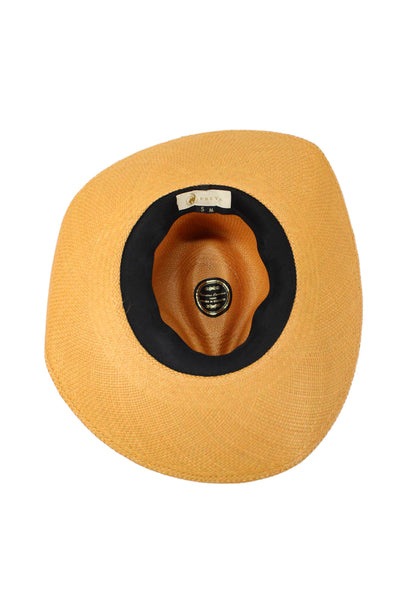 Freya Womens Woven Wide Brim Summer Hat Brown Size S/M