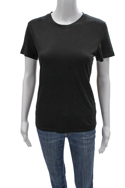 Vince Womens Basic T-Shirt Gray Pima Cotton Crew Neck Short Sleeve Size M