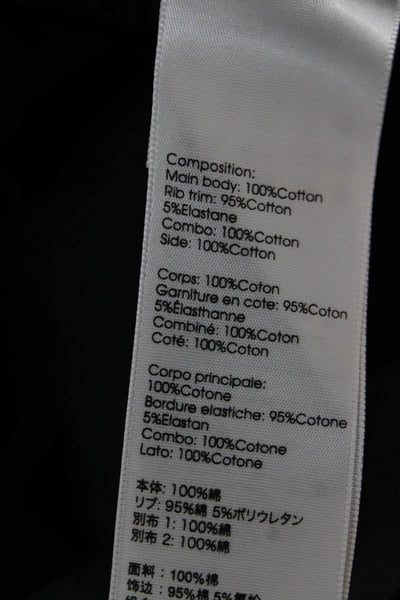 3.1 Phillip Lim Womens Basic Cotton Crew Neck Short Sleeve Blouse Size S