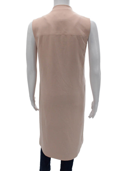 Alice + Olivia Womens Sleeveless Pink Coat Polyester Solid Size XS