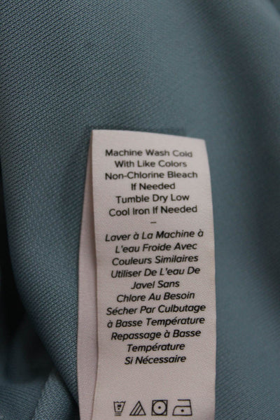 Cinq A Sept Womens Bodycon Blue Square Neck Sleeveless Mid-Calf Dress Size 6