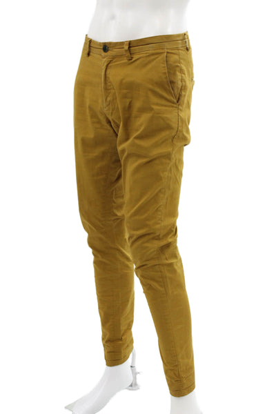 Scotch & Soda Mens Yellow Chino Pants 32 Inseam Size 30