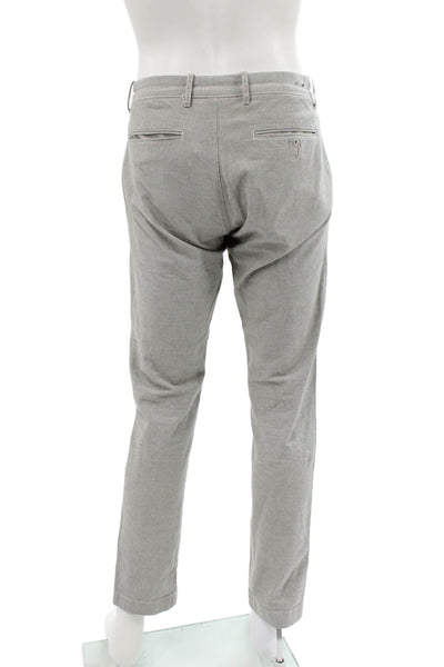 J Crew Mens Chinos Gray Cotton Blend Button Fly Size 31