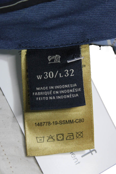 Scotch & Soda Mens Beige Chino Pants Cotton Blend Button Fly 32 Inseam Size 30