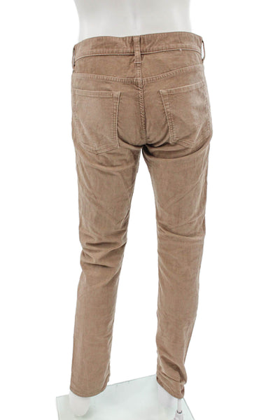 J Crew Mens Chino Pants Beige Cotton Stretch Size 31