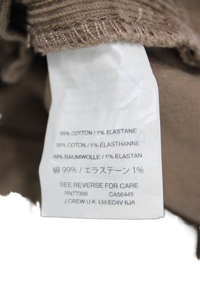 J Crew Mens Chino Pants Beige Cotton Stretch Size 31