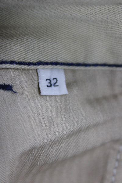 Rag & Bone Mens Chino Pants Blue Cotton Button Size 32