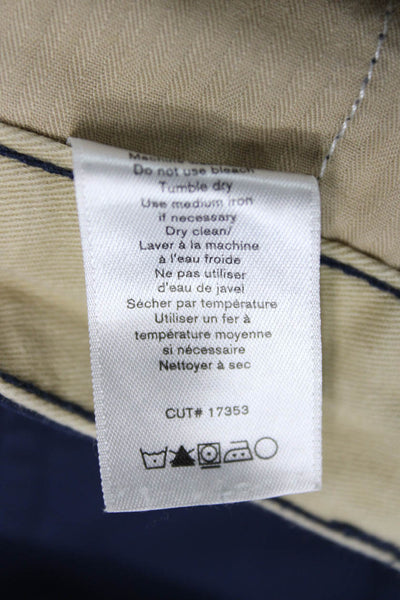 Rag & Bone Mens Chino Pants Blue Cotton Button Size 32